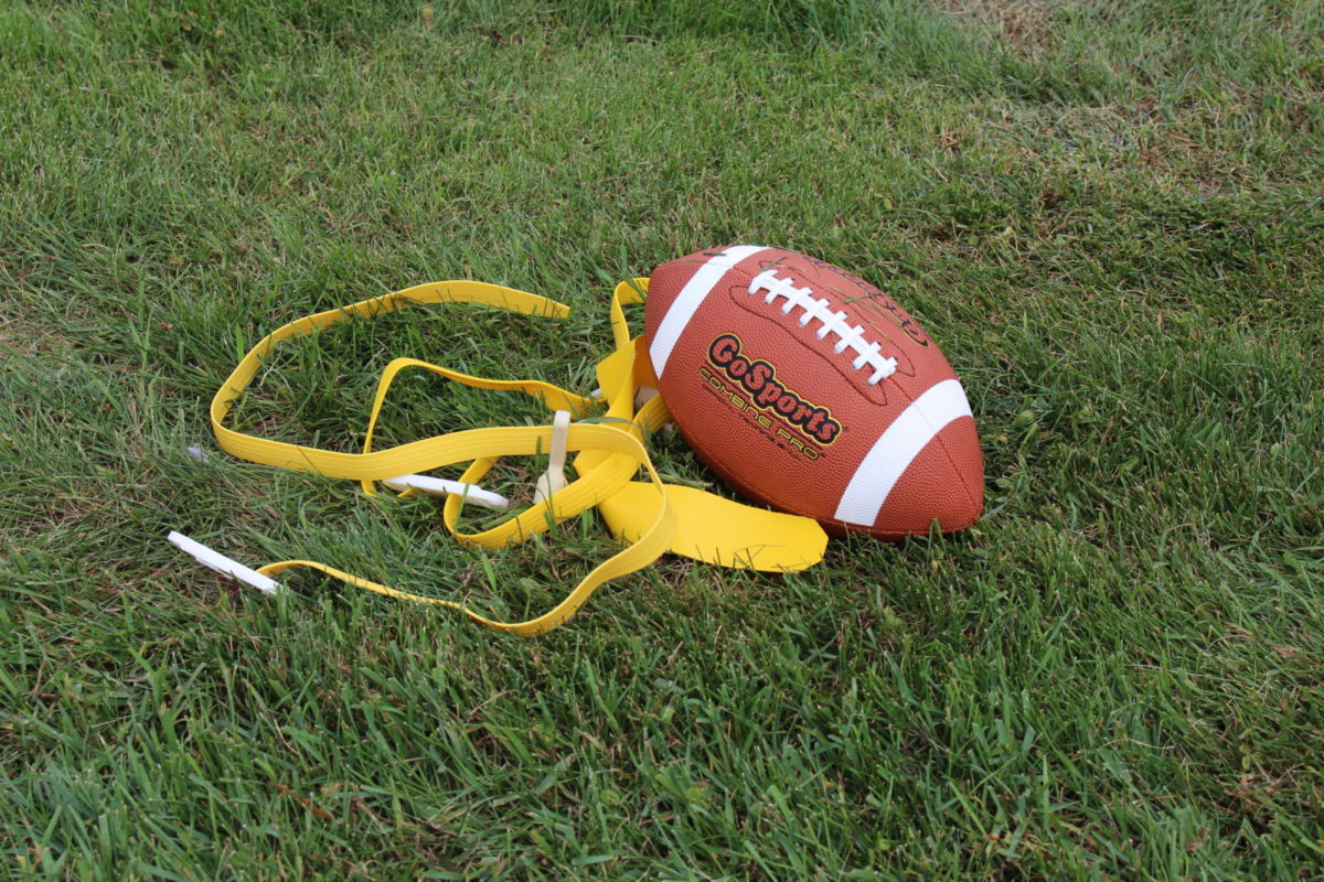 This is the first year of the ETHS girls flag football team.