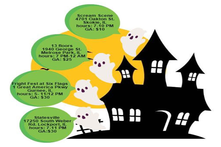 Click the above image for a haunted house schedule. 