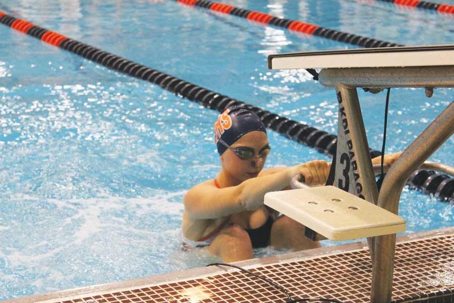 Girls swimming traveling to New Trier for today’s state swim meet