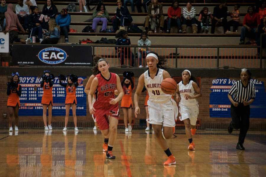 Girls basketball takes on Niles West