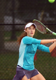 Goncharova excels at Girls Tennis