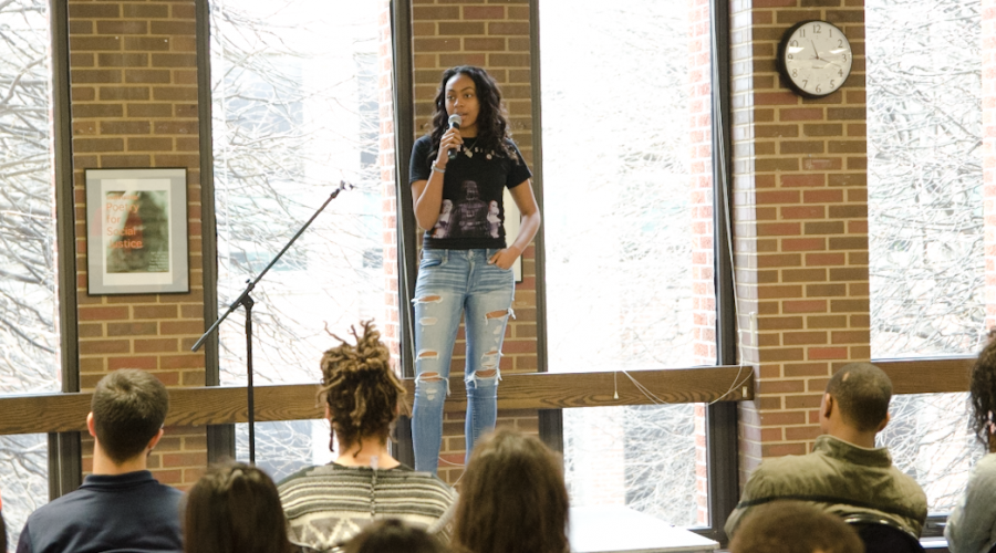 Students compete at Poetry Out Loud event