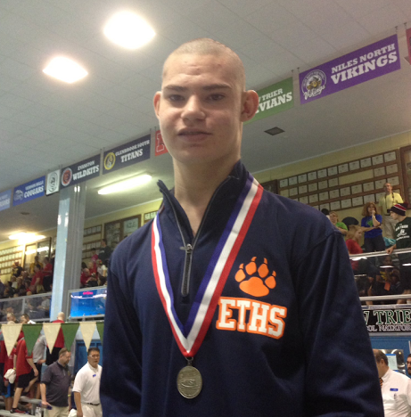 Holzmueller has overcome many challenges during his swim career at ETHS