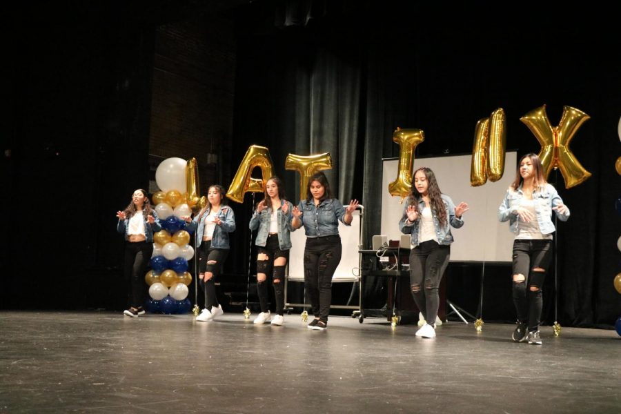 Student dancers open up the Summit day.