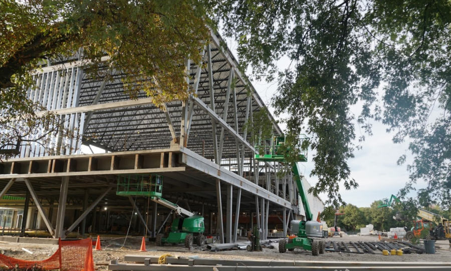 Robert Crown Community Center undergoes construction for its new building
