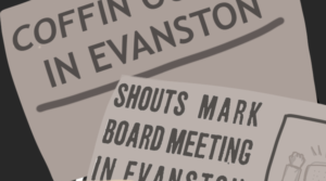 Local newspapers documented the push and pull between the groups in favor of District 65 Superintendent Gregory Coffin and his integration plan and those who wanted him removed from his position.
