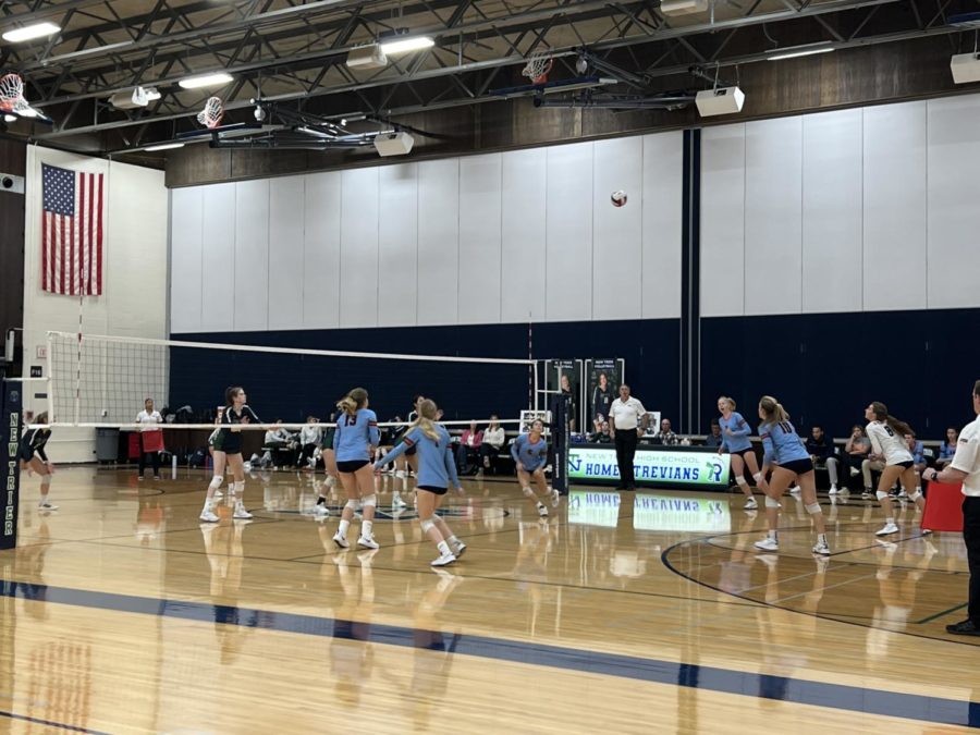 Volleyball earns set against relentless Trevian attack
