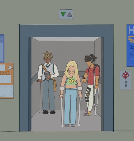 Opinion | Elevator policies make being an injured student difficult