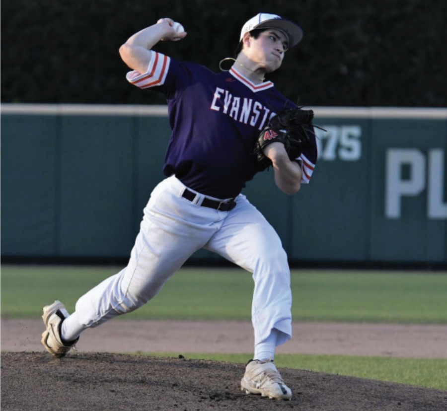 Senior Jared Lortie pitches at Jackie Robinson Training Complex in Vero Beach. Photo courtesy of Jared Lortie.