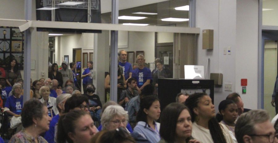 Overflow rooms were needed for the number of community members who attended the May 22 City Council meeting in which the council voted on all ordinances and permits for the Margarita Inn, ultimately approving all of them by a vote of 6-2.