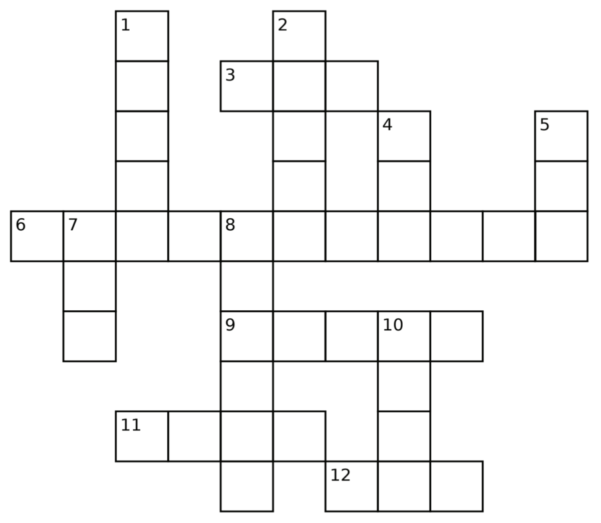 Back to school crossword