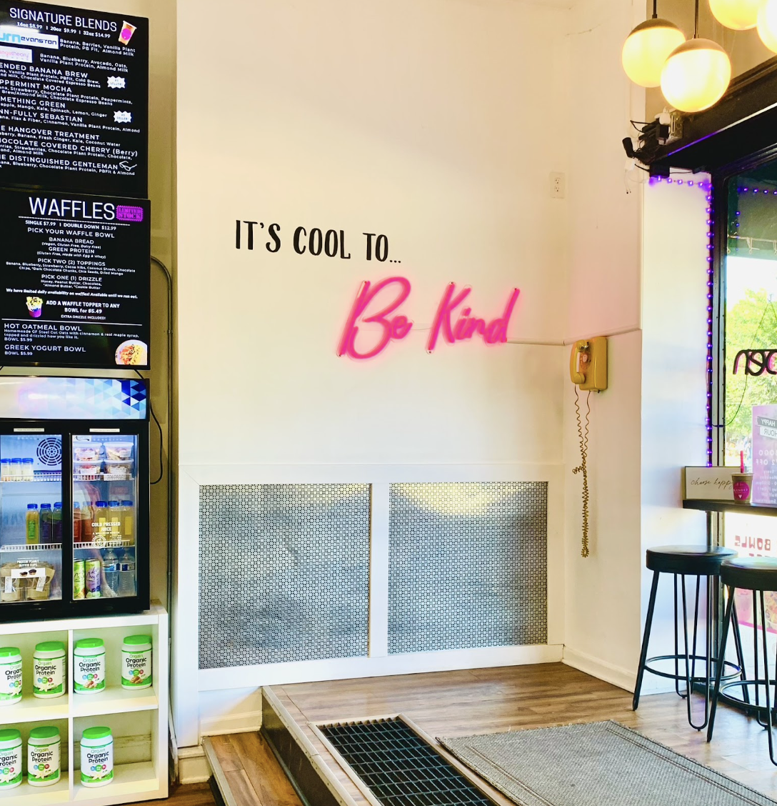 Blended Health & Smoothie Bar aims to provide customers with healthy foods that complement their fitness goals.