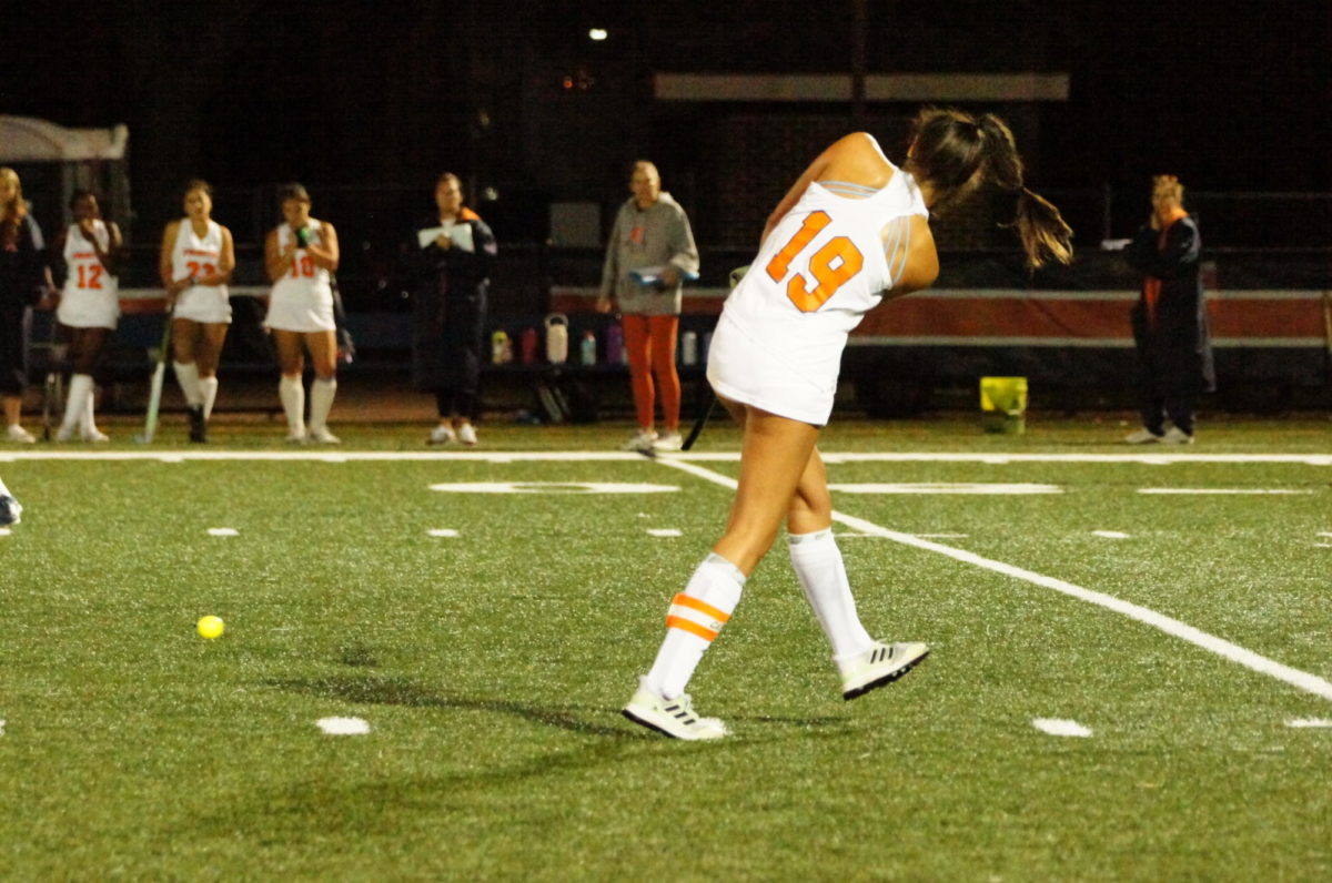 Senior Makayla Clark scored the game-winning goal for Evanston against St. Ignatius.