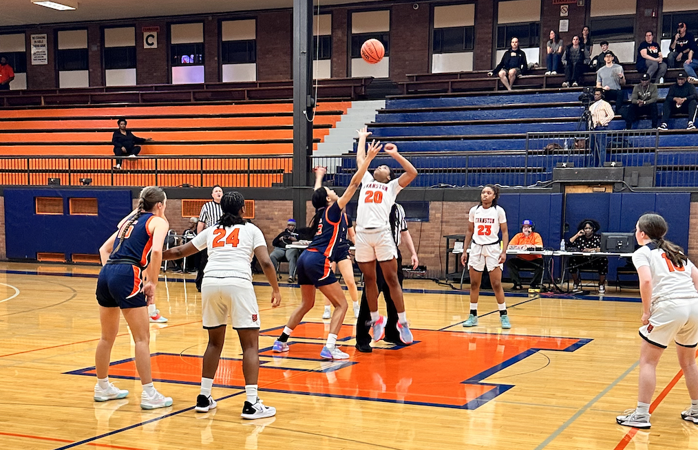 Girls basketball tipped off the 2023-24 season with a victory over Buffalo Grove.
