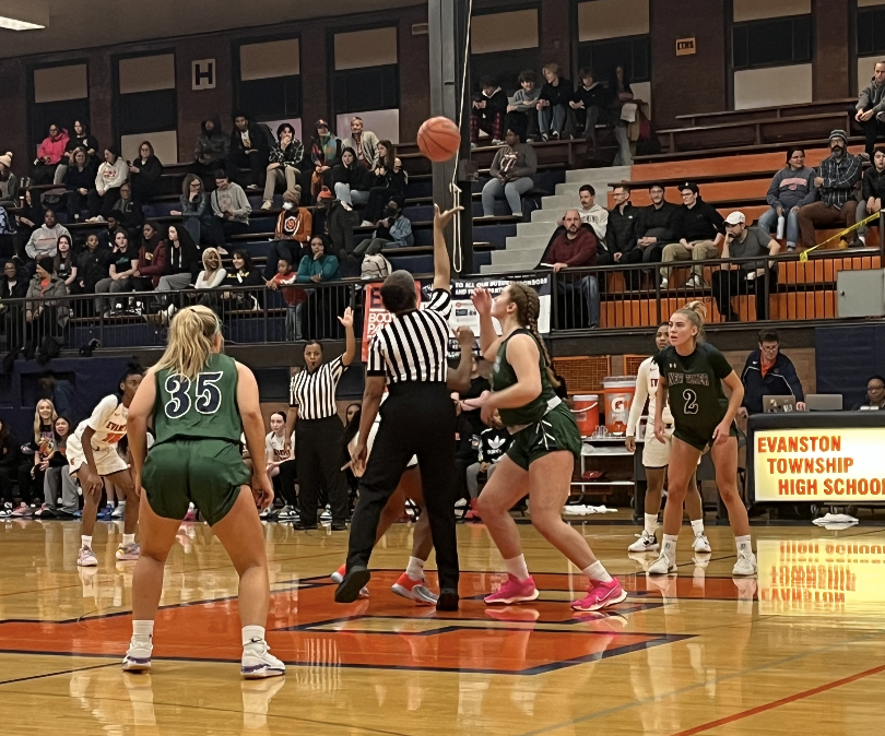After slow first half, girls basketball dominates second half, beats New Trier