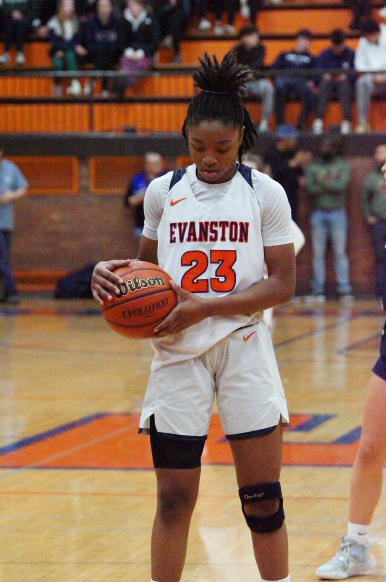 Senior Zuri Ransom posted 23 points, 12 rebounds and four blocks in Evanstons victory over Depaul College Prep on Saturday, Dec. 9.