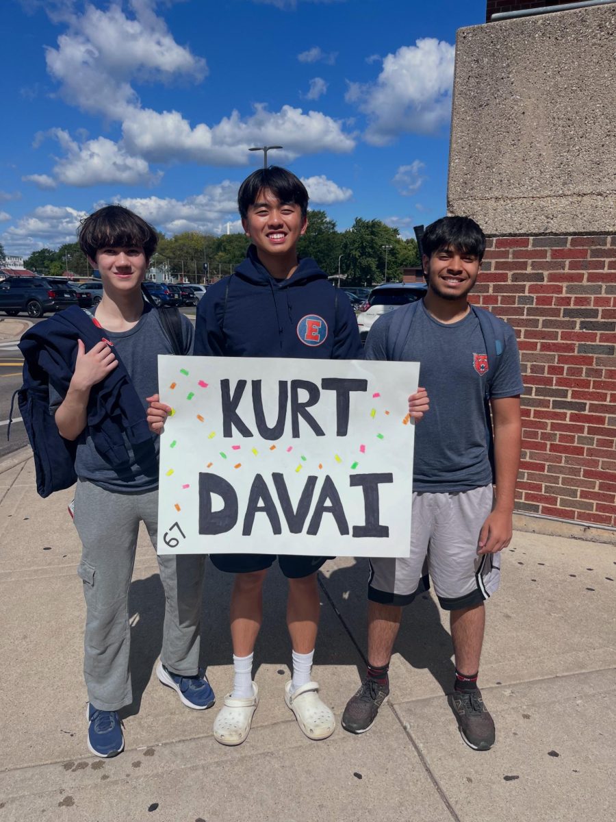 Photo courtesy of the Boys Badminton team
Alexander Easterday, Kurt Jordan, and Youseff Ansari pose after a match.