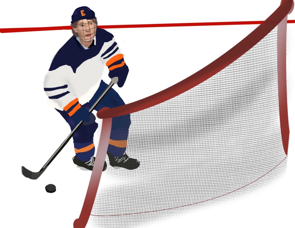 Evanston Hockey skates outside the lines of the IHSA