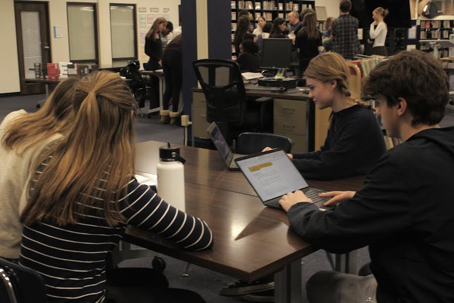 Mock Trial captains planning (angle 2)