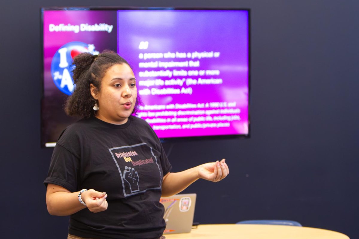 Lauren Hamilton gives a presentation at the 2026 Abilities Summit. SAM ZAKARIN/THE EVANSTONIAN