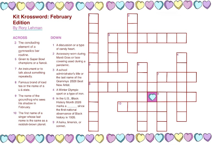 Kit Krossword: February Edition